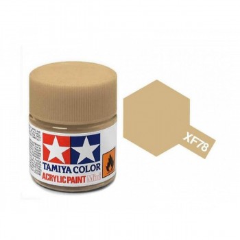 TAMIYA XF-78 WOODEN DECK TAN - ACRYLIC PAINT MINI (FLAT) 10ML